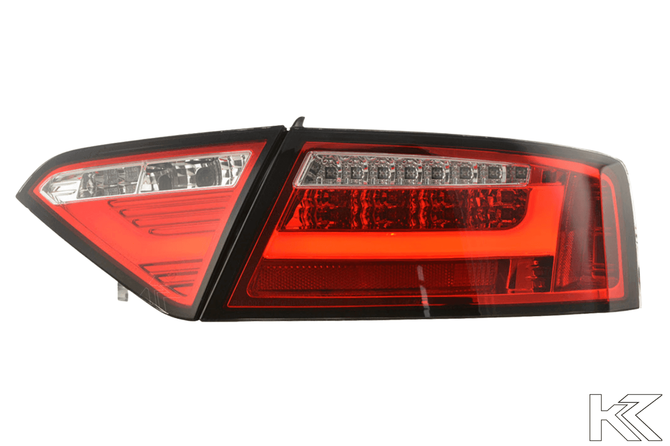 Audi A5 (B8-8T) Coupe Red LED LightBar Taillights (2007-2011) - For Halogen Models
