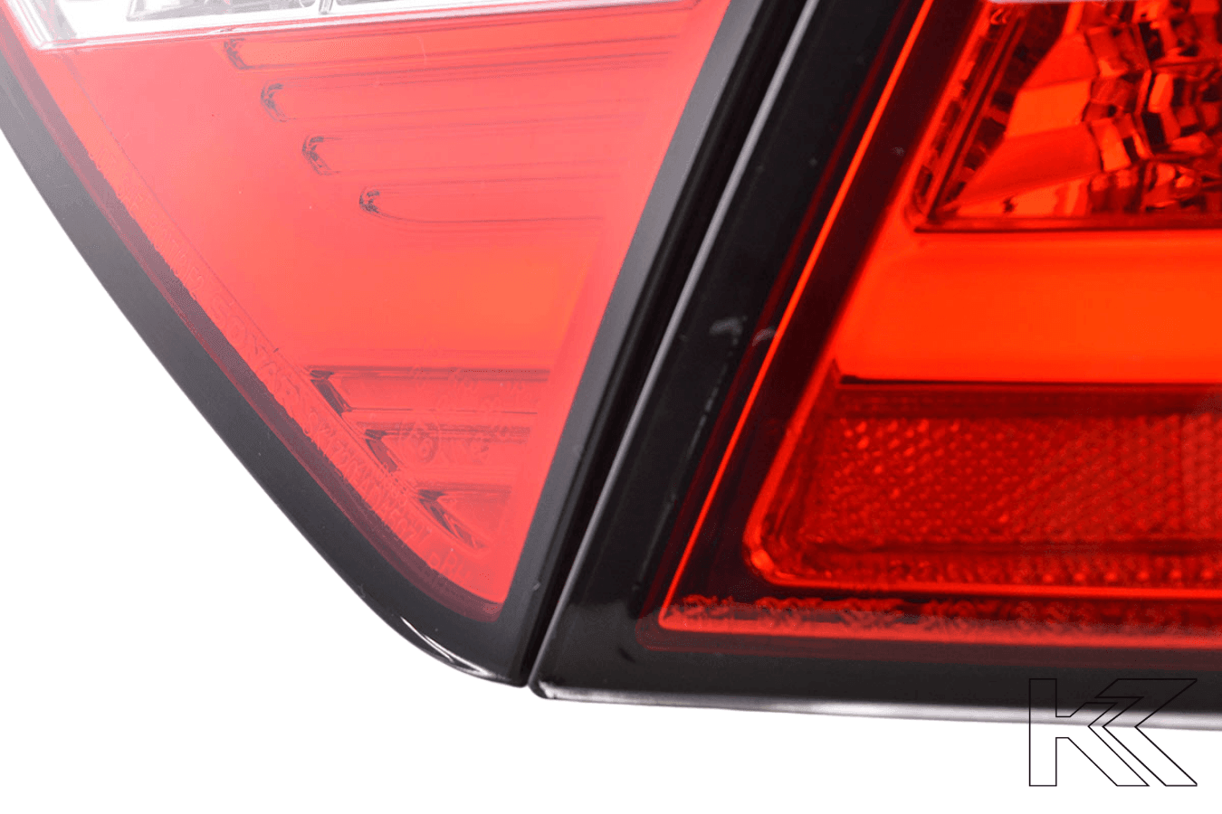 Audi A5 (B8-8T) Coupe Red LED LightBar Taillights (2007-2011) - For Halogen Models