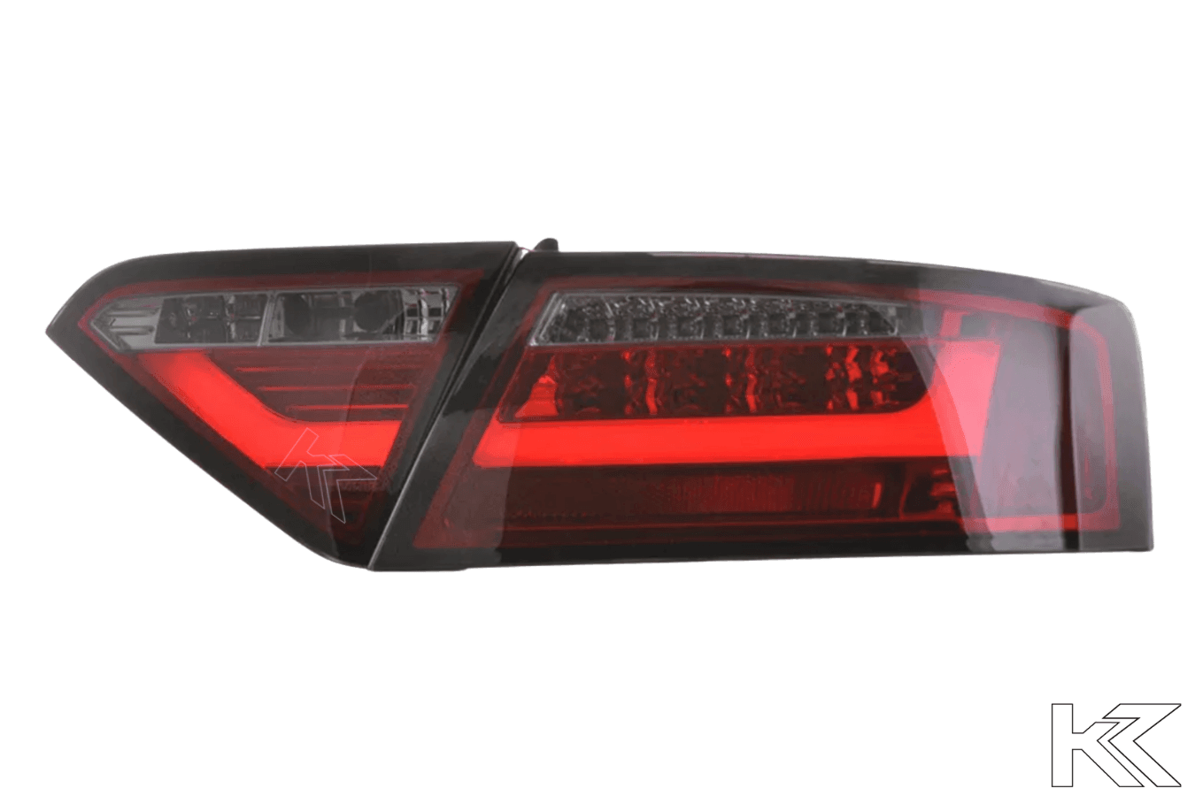 Audi A5 (B8-8T) Coupe Red Smoke LED LightBar Taillights (2007-2011) - For Halogen Models