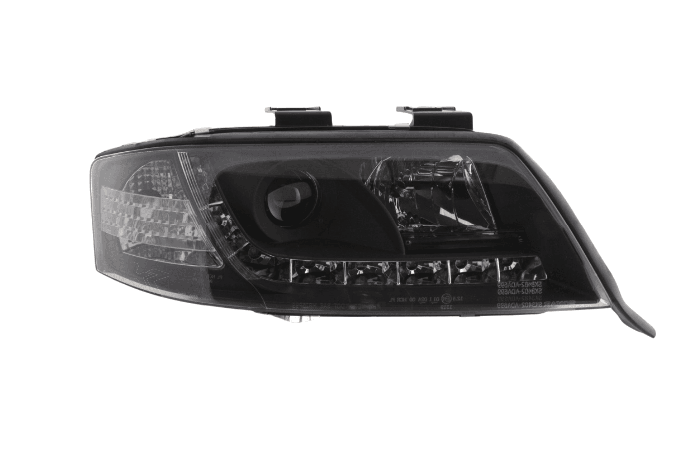 Audi A6 (C5 4B) Black LED Headlights with Daytime Running Lights (1997-2001)