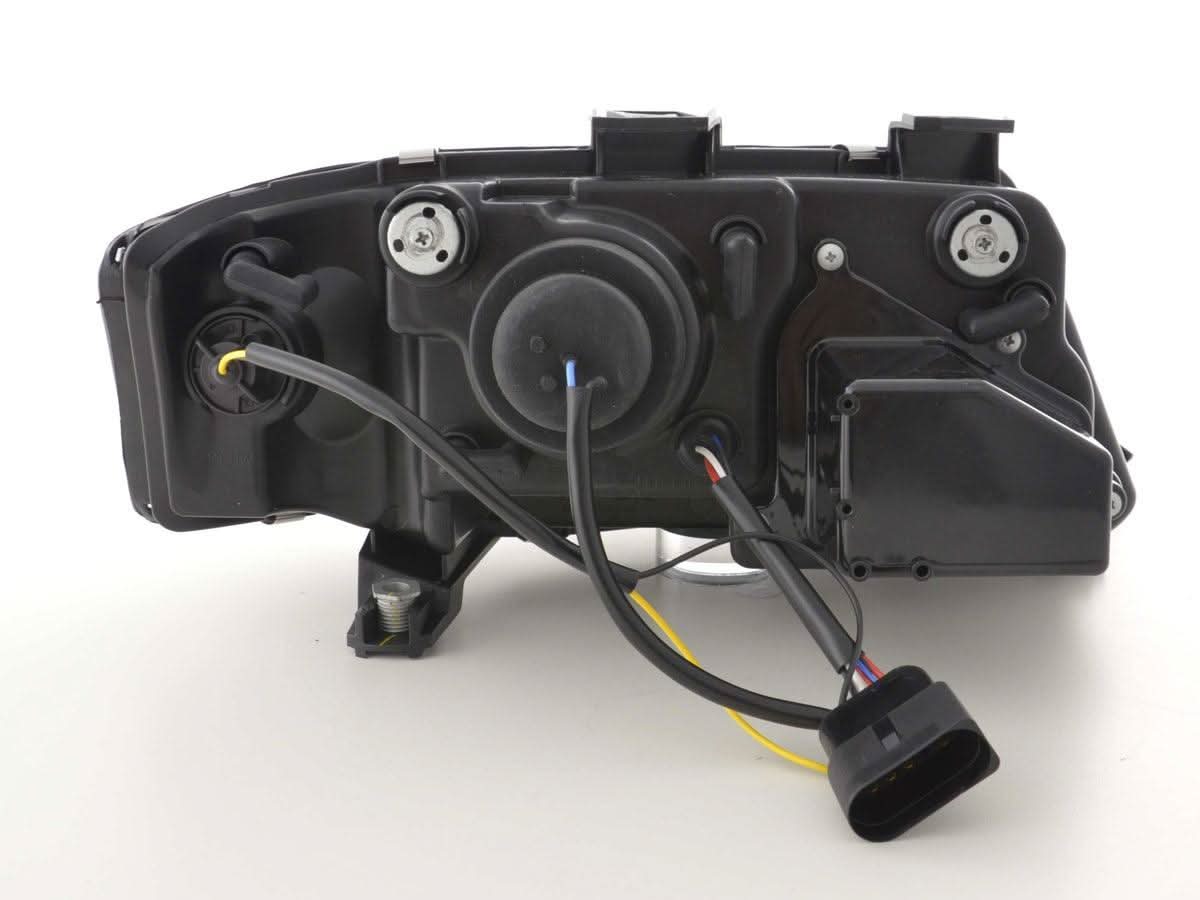 Audi A6 (C5 4B) Black LED Headlights with Daytime Running Lights (1997-2001)