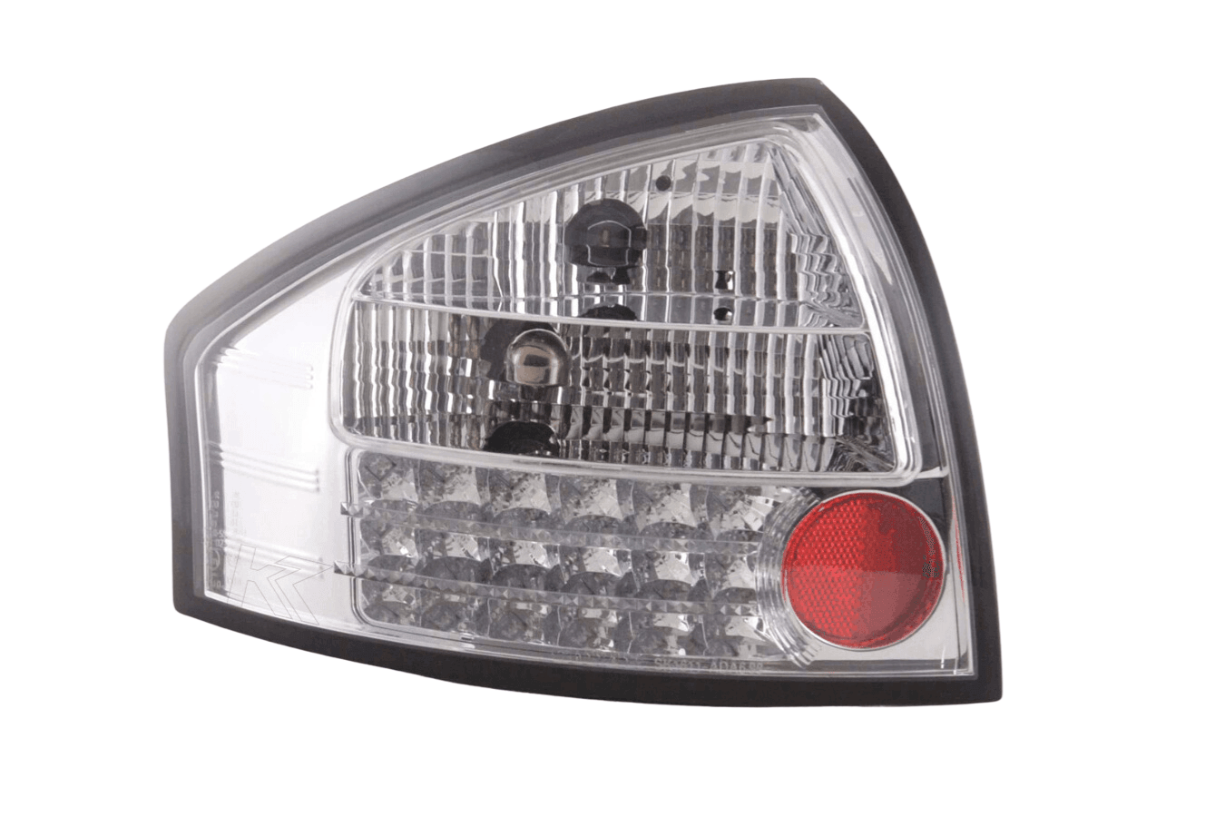 Audi A6 (C5/4B) Sedan Chrome Clear LED Taillights Set (1997-2003)