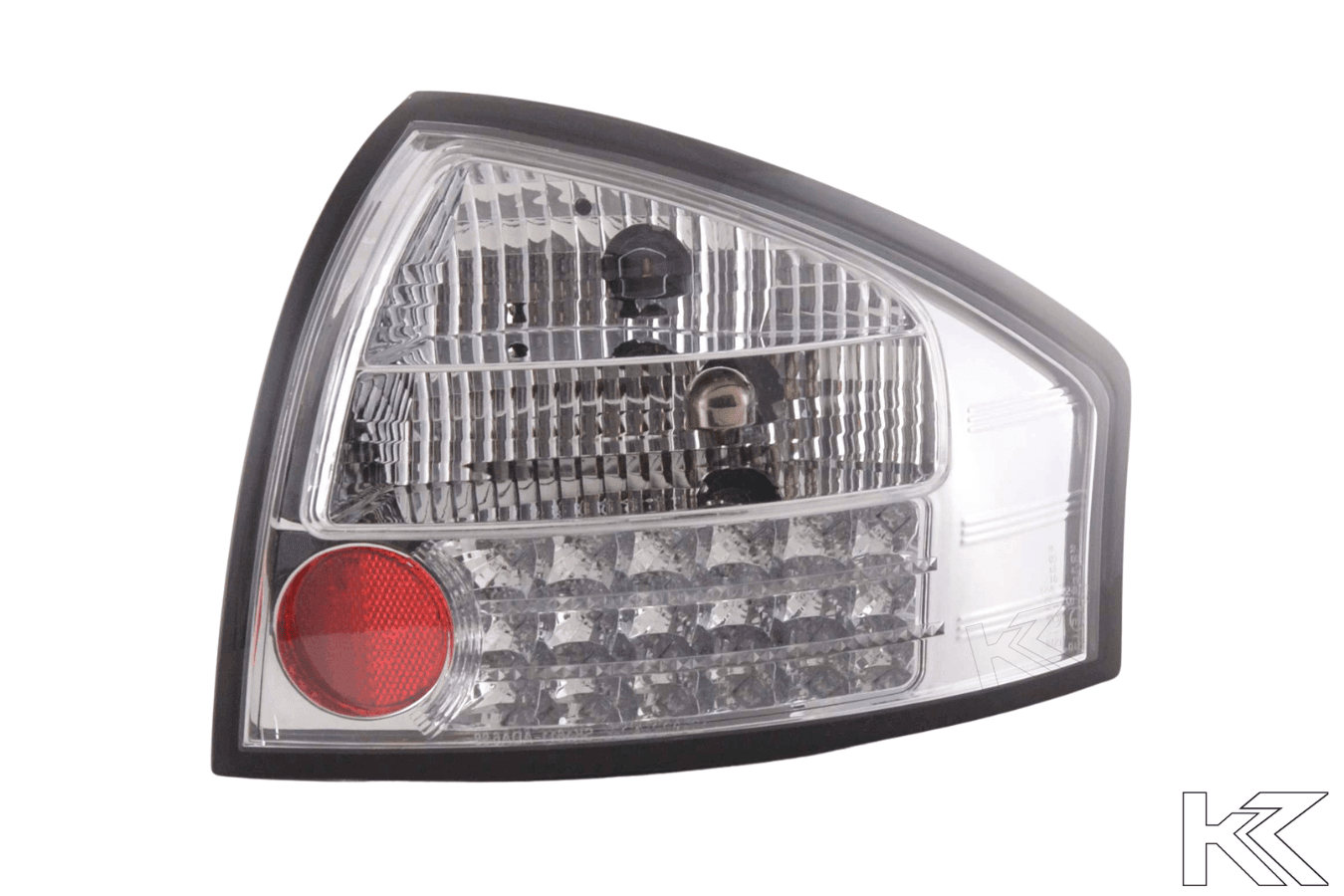 Audi A6 (C5/4B) Sedan Chrome Clear LED Taillights Set (1997-2003)