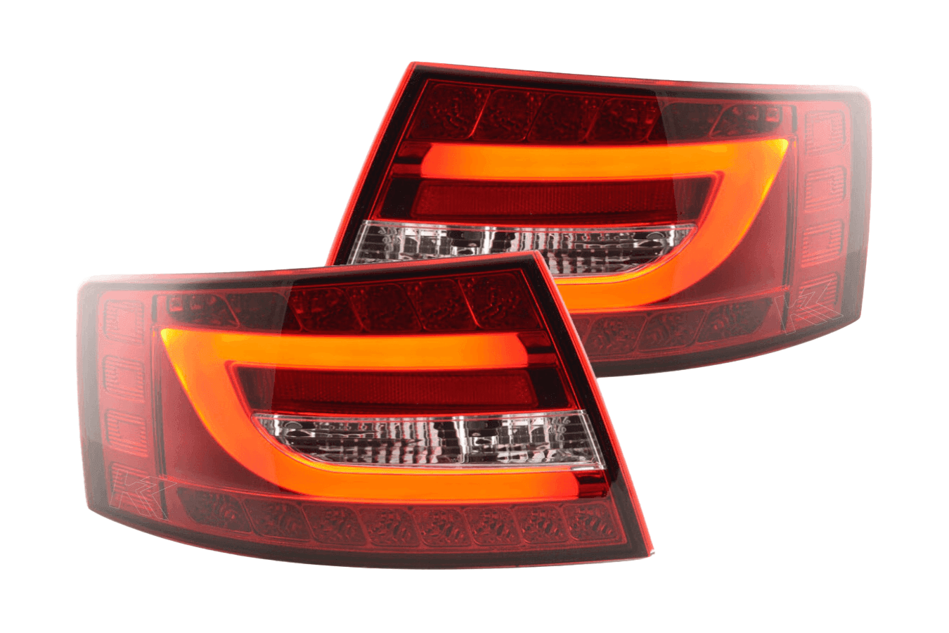 Audi A6 (C6/4F) Limo Red LED Taillights Set (2004-2008)
