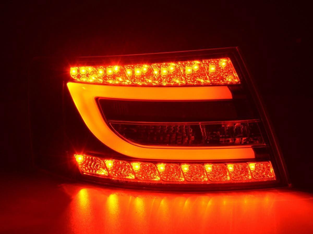 Audi A6 (C6/4F) Sedan Black LED Taillights Set (2004-2008)