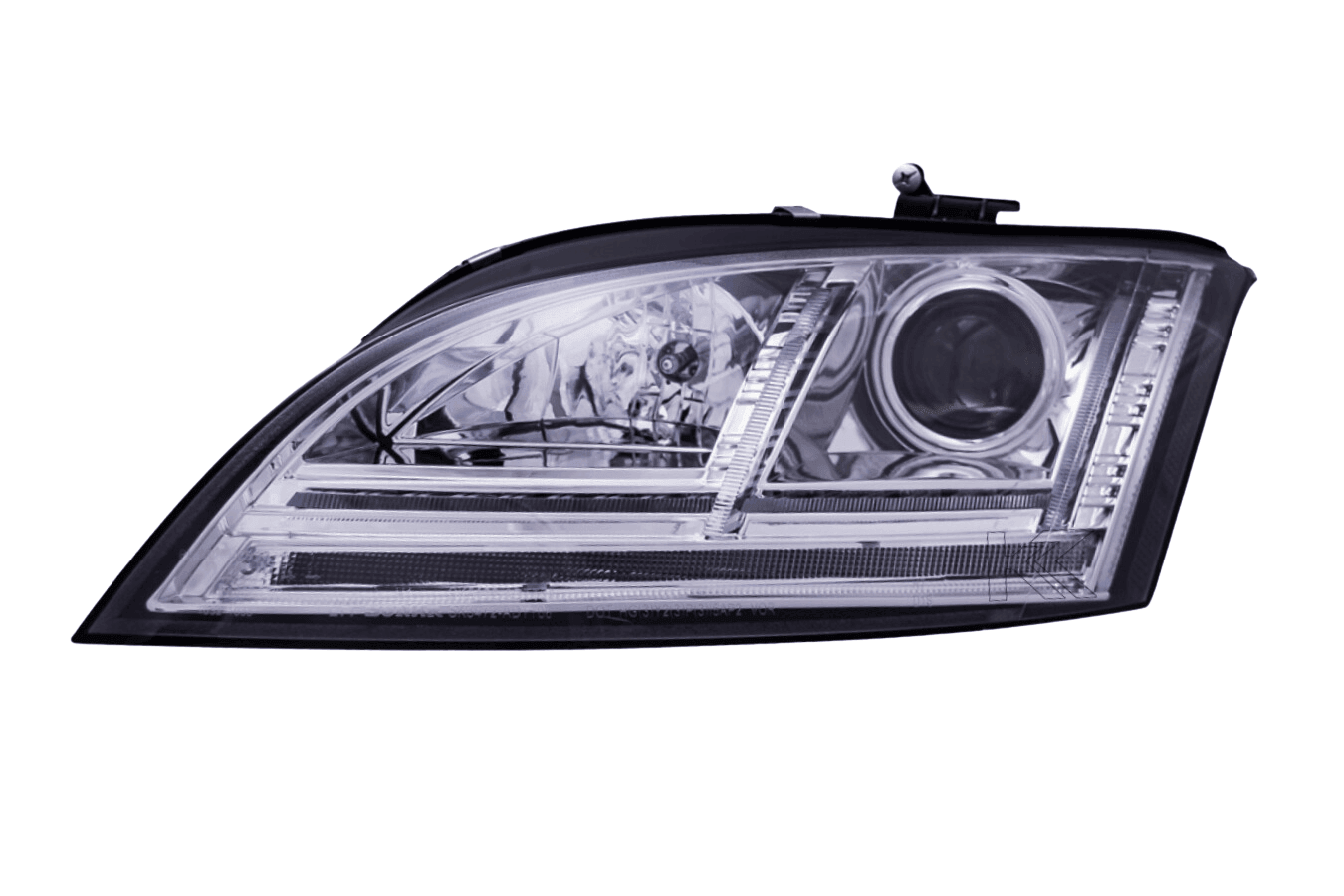 Audi TT 8J Chrome Daylight LED Parking Light Headlights (2006-2011)