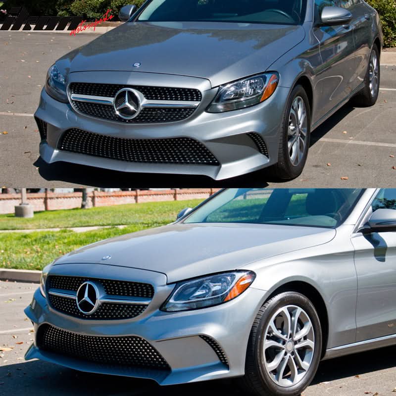 2015-2017 Benz W205 C-Class Concept Style Front Bumper Conversion PP