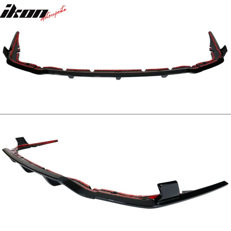 2019-2024 BMW G07 X7 M Sport Gloss Black Rear Bumper Lip Diffuser ABS