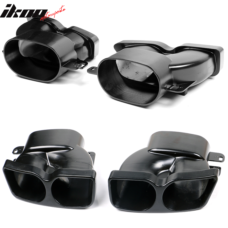 2015-2021 Benz C W205C63 C63S AMG B Style Rear Diffuser + Exhaust Tips