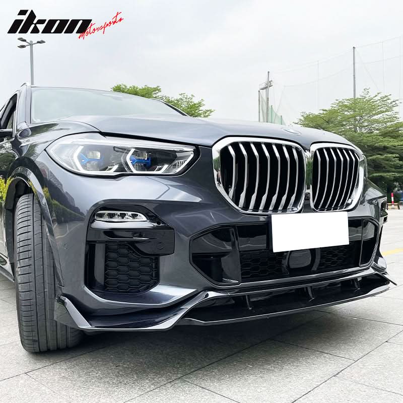 Fits 19-21 BMW  G05 X5 M Sport Front Bumper Lip Spoiler 4pc Gloss