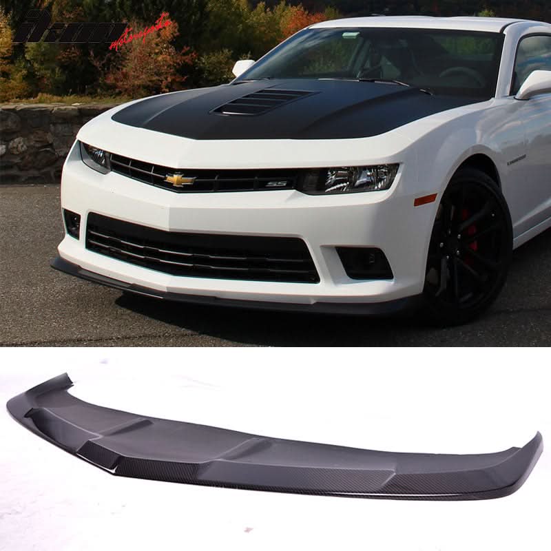 2014-2015 Chevrolet Camaro SS 1LE Style Front Bumper Lip Carbon Fiber