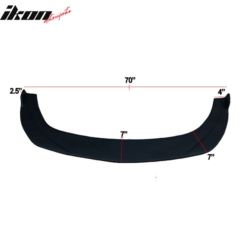 2010-2012 Ford Fusion Unpainted Front Lip Splitter Unpainted PP
