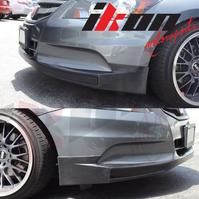 2011-2012 Honda Accord Sedan Mugen Style Front Bumper Lip Spoiler PU