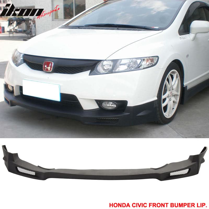 2009-2011 Honda Civic Mugen Front Rear Lip PU PP 3RD LED Brake Lamp