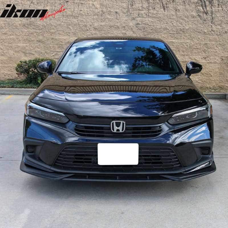 2022-2023 Honda Civic 11th Gen Front Lip Chin Spoiler PP 3PC