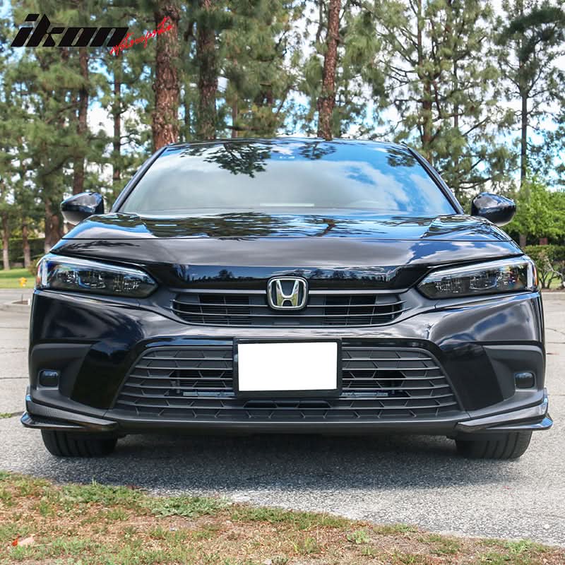2022-2024 Honda Civic 11th HPD Style 2PC Front Splitters Painted PP