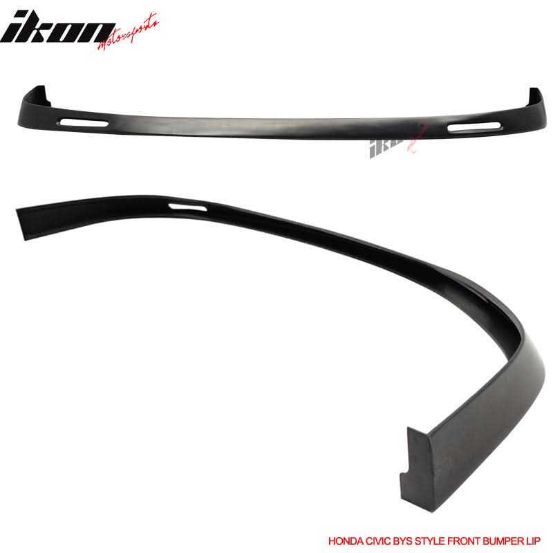 1996-1998 Honda Civic EK BYS Style Unpainted Front Bumper Lip PU