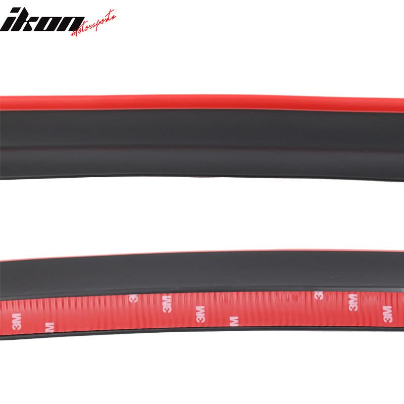 Universal Type 1 Black With Red Front Bumper Chin Lip Rubber Foam