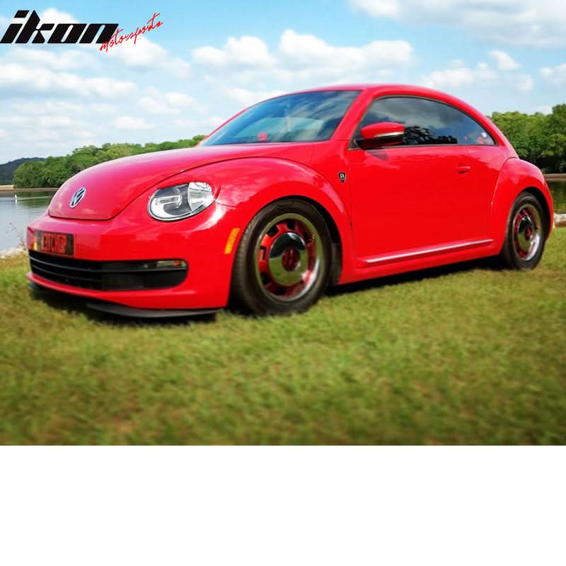 2011-2017 Beetle Carbon Fiber Print Front Rear Bumper Lip Splitter
