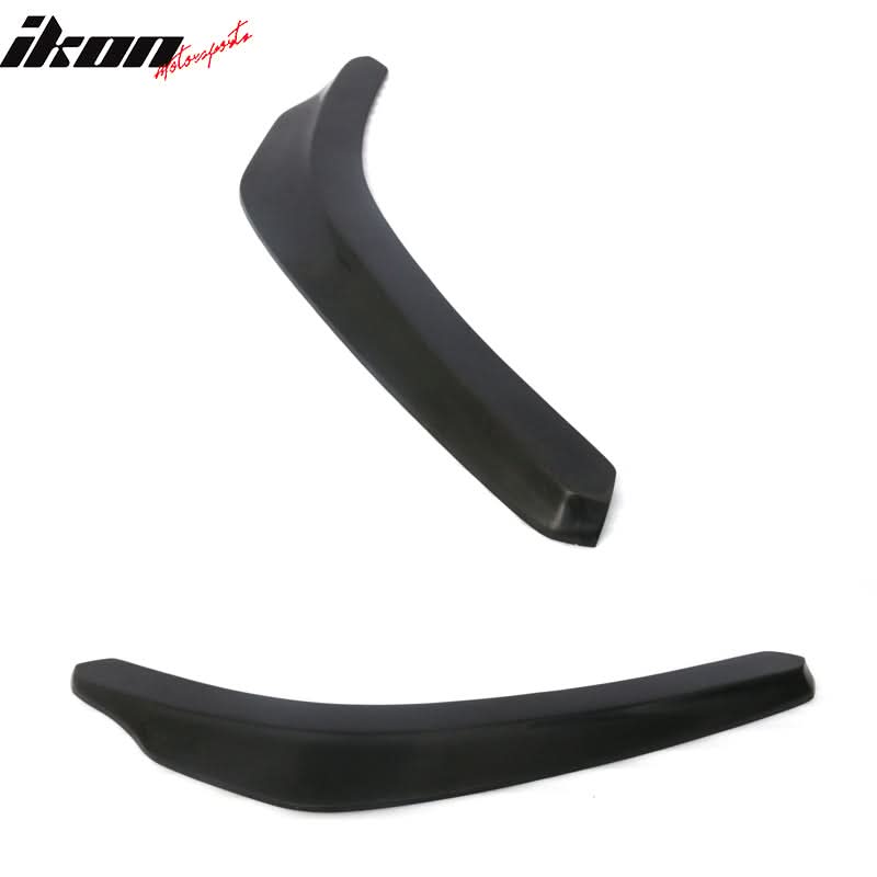 2016-2018 Honda Civic 2PC Unpainted Front Lip Splitter Spoiler PP