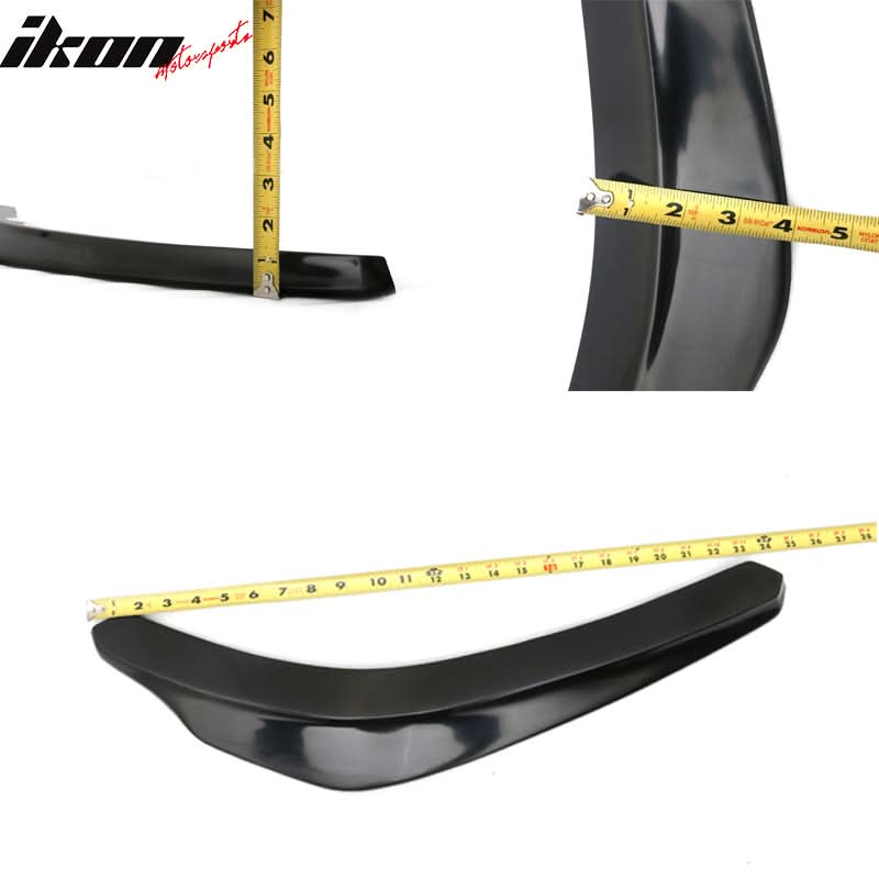 2016-2018 Honda Civic 2PC Unpainted Front Lip Splitter Spoiler PP