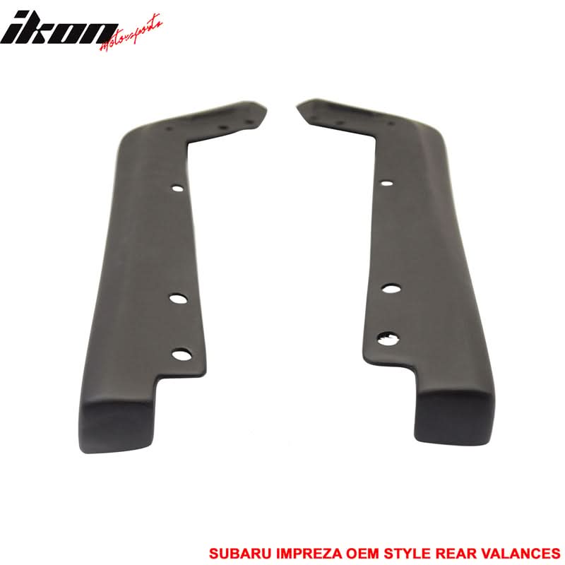 2015-2021 Subaru WRX STI Style Unpainted Rear Spat Valance Lip ABS