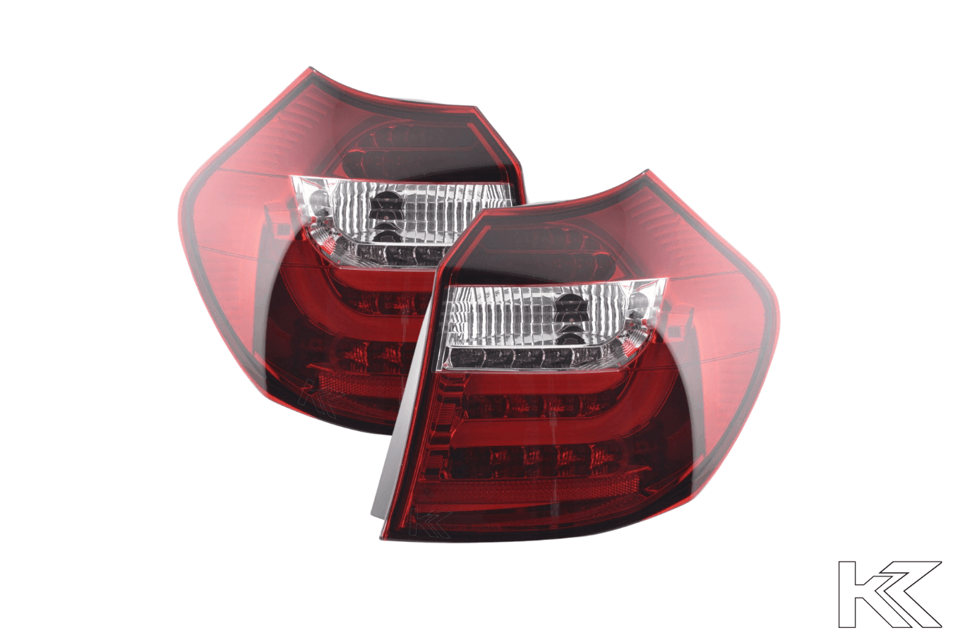 BMW 1-Series E81 3/5 Door Red LED Taillights Set (2007-2011)