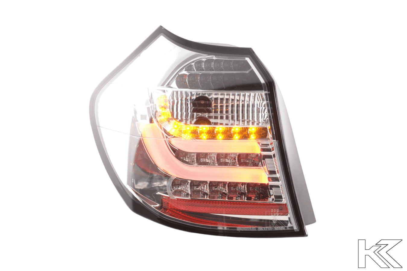 BMW 1-series E81 Coupe Chrome Clear LED Taillights Set (2007-2011)