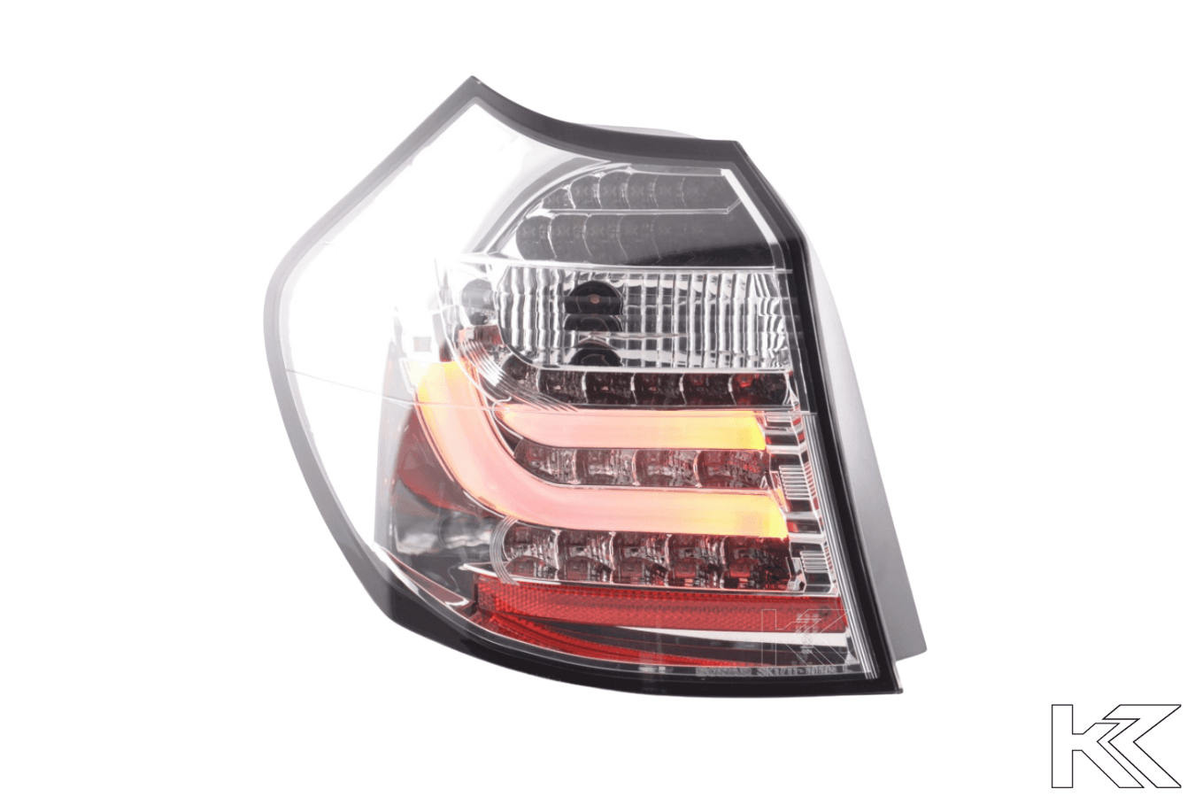 BMW 1-series E81 Coupe Chrome Clear LED Taillights Set (2007-2011)