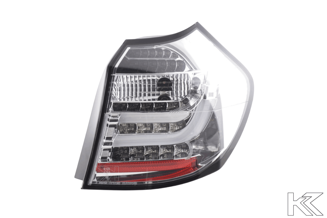 BMW 1-series E81 Coupe Chrome Clear LED Taillights Set (2007-2011)
