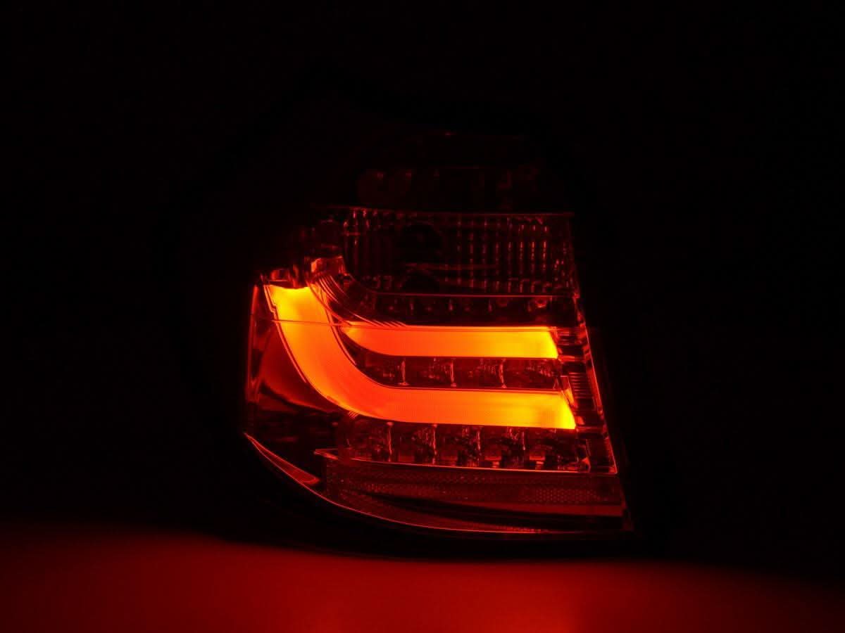 BMW 1-series E81 Coupe Chrome Clear LED Taillights Set (2007-2011)