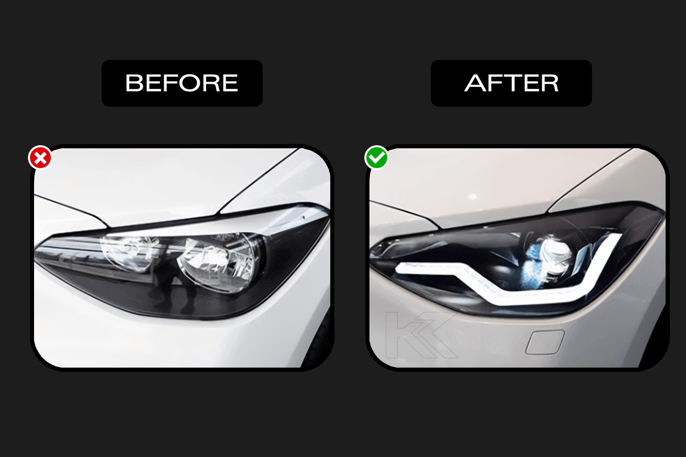 BMW 1 Series F20 116i 118i "Next Gen" Headlight Upgrade (2011-2019)