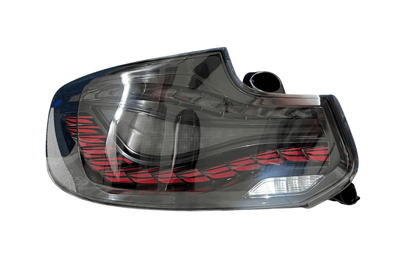 BMW 2-Series & M2 (F22 F23 F87) Red and Black Dragon Scale OLED Tail Lights