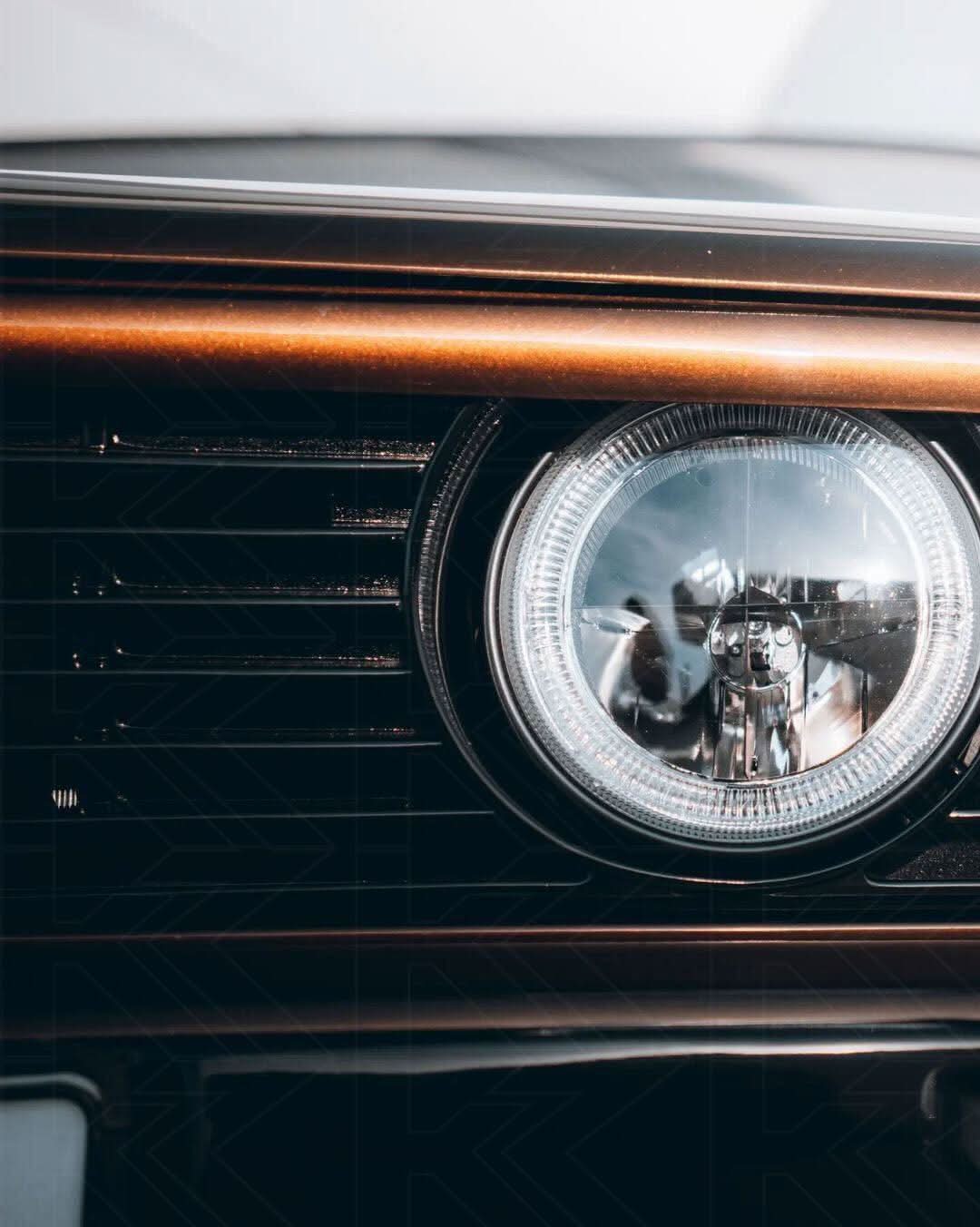 BMW 3-series E30 2/4 door. Black Angel Eyes Headlight Set (1987-1991)