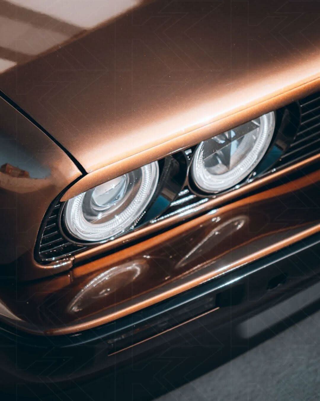 BMW 3-series E30 2/4 door. Black Angel Eyes Headlight Set (1987-1991)