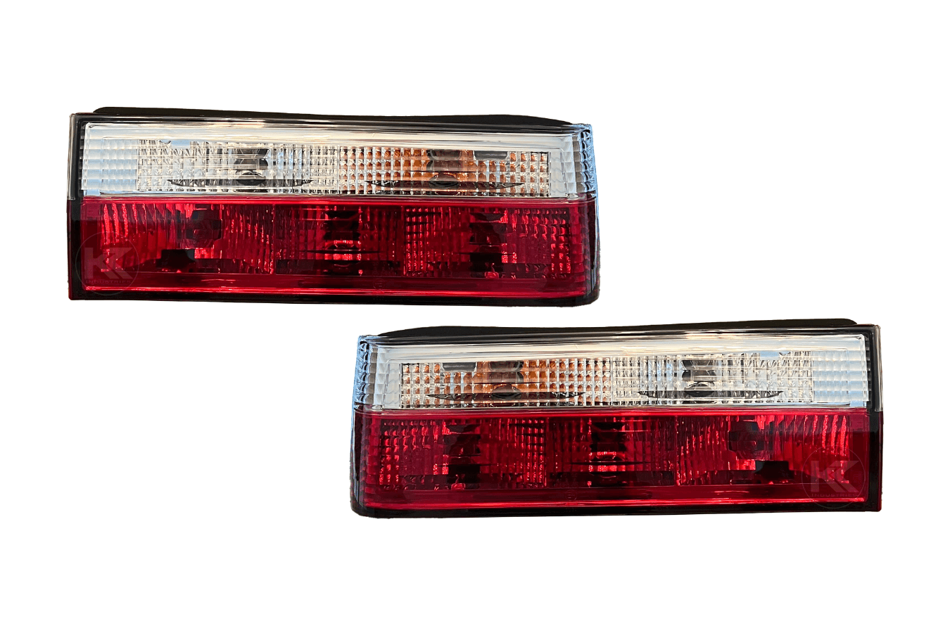 BMW 3-Series E30 Red/ Clear Tail Lights- Facelift (1988-1994)