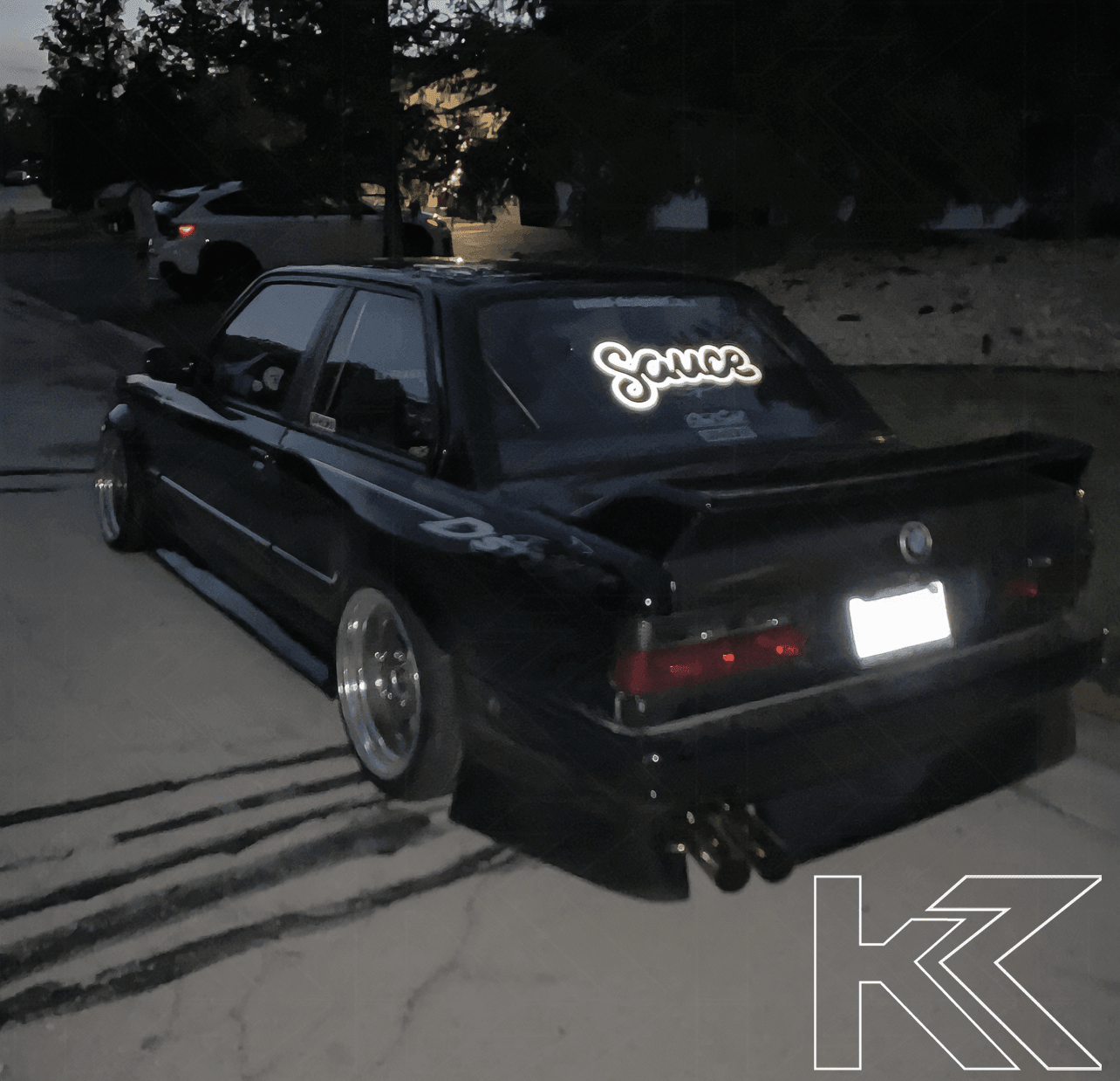 BMW 3-Series E30 Red/ Smoked Tail Lights- Facelift (1988-1994)