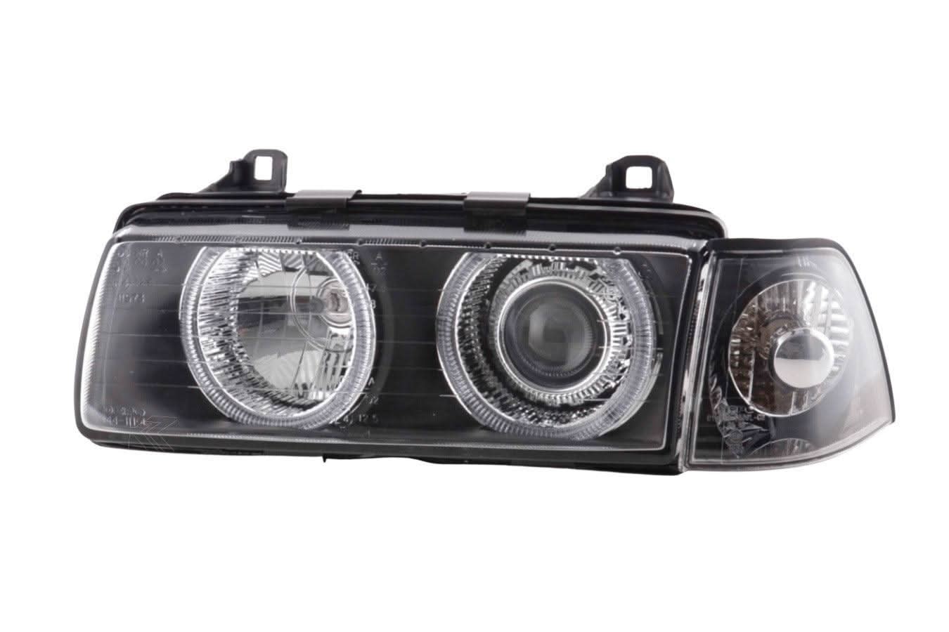 BMW 3-series E36 Coupe/Convertible Black Angel Eye Headlights (1992-1998)
