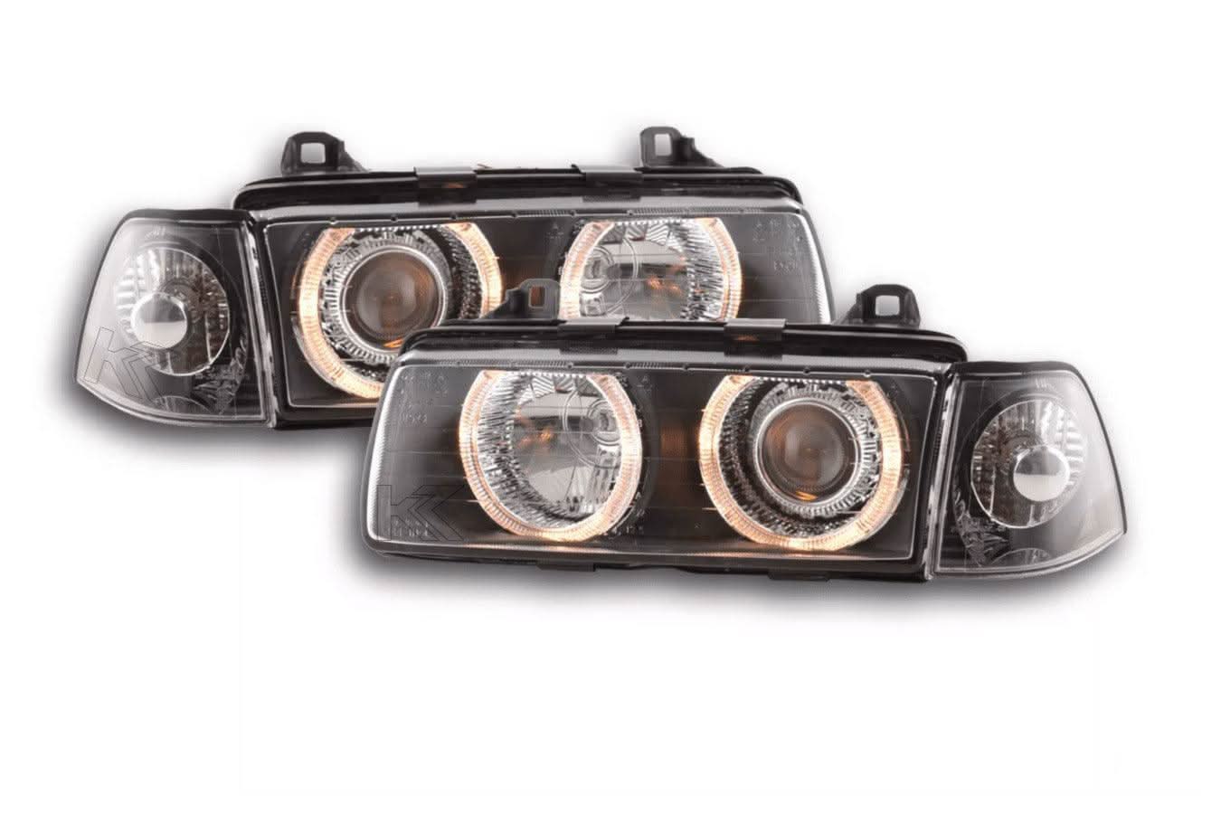 BMW 3-series E36 Coupe/Convertible Black Angel Eye Headlights (1992-1998)