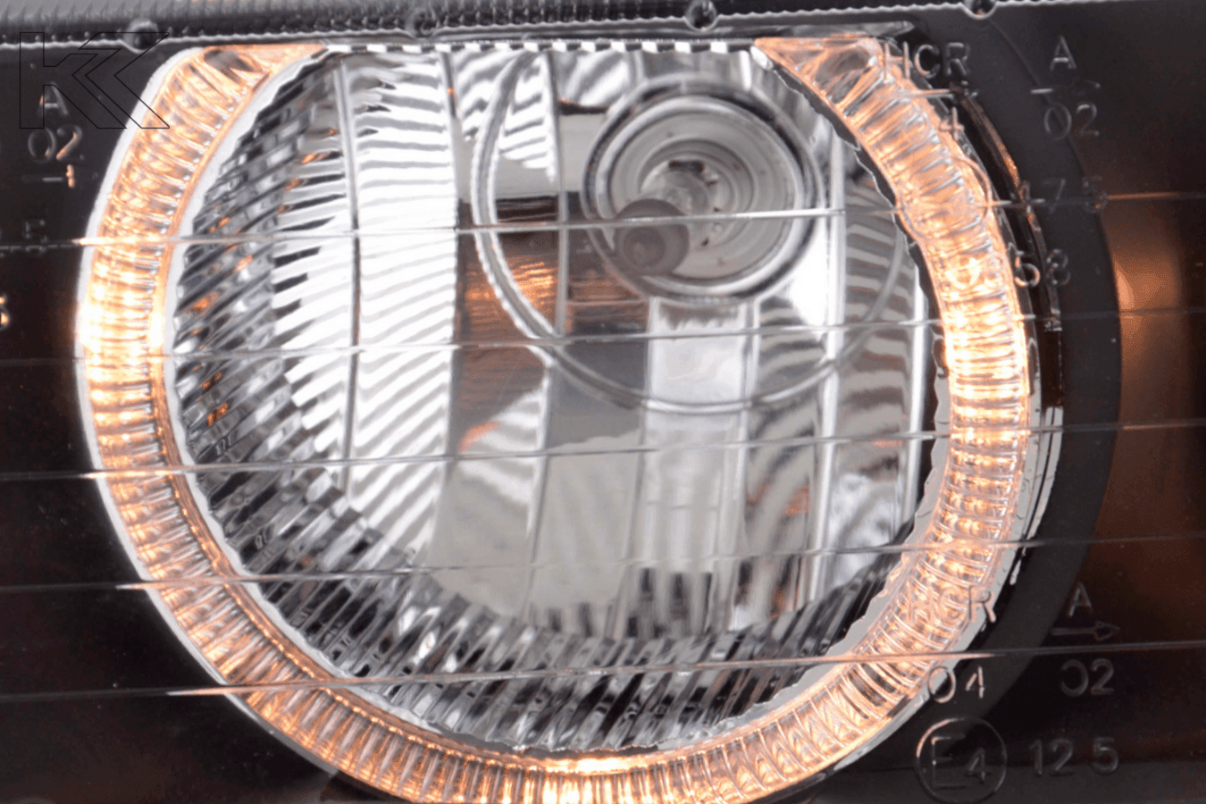BMW 3-series E36 Coupe/Convertible Black Angel Eye Headlights (1992-1998)