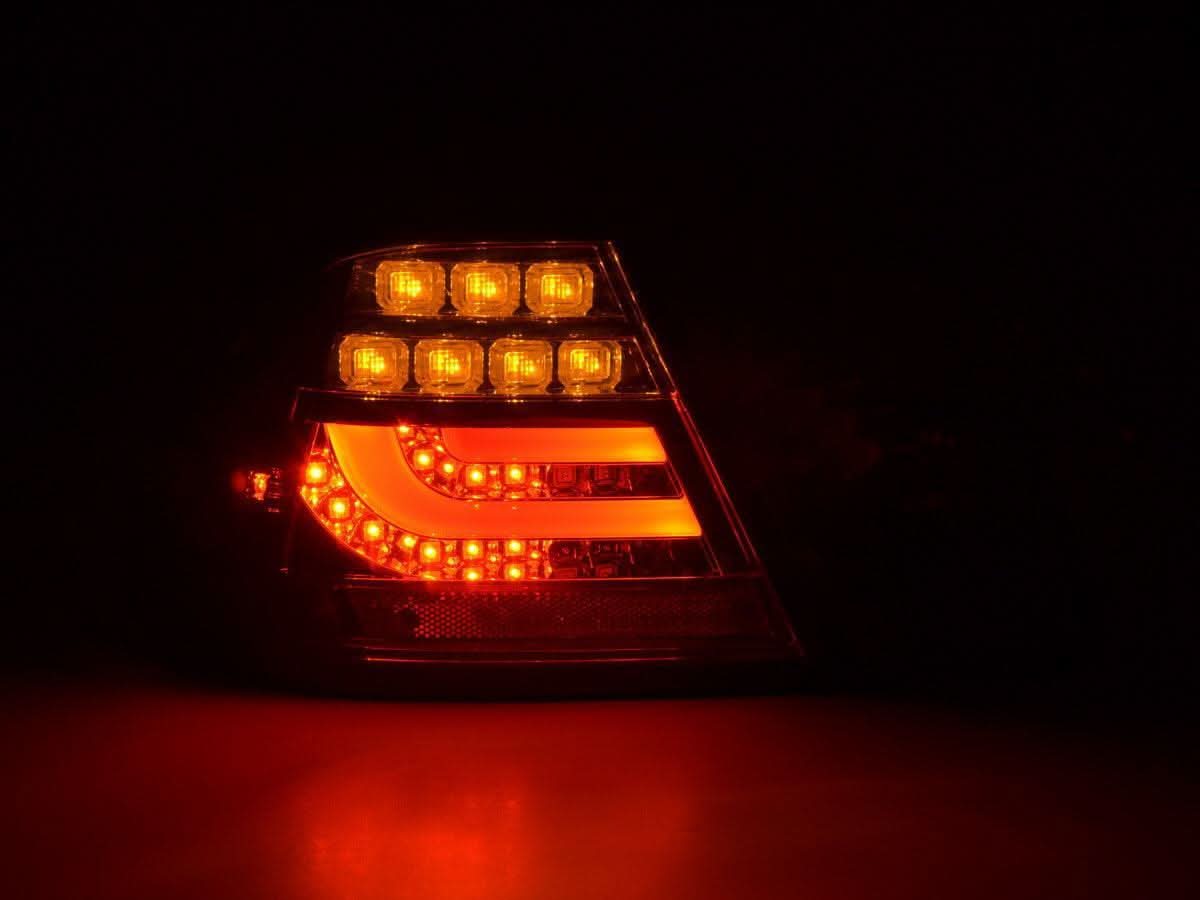 BMW 3-series E46 Coupe Chrome/Smoked LED LightBar Taillights Set- Facelift (2003-2007)