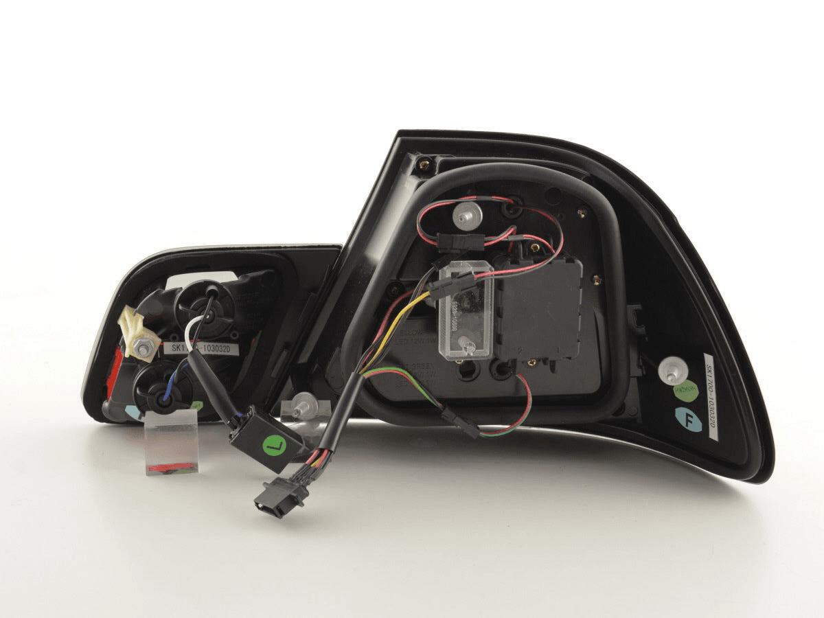 BMW 3-series E46 Coupe Chrome/Smoked LED LightBar Taillights Set- Facelift (2003-2007)
