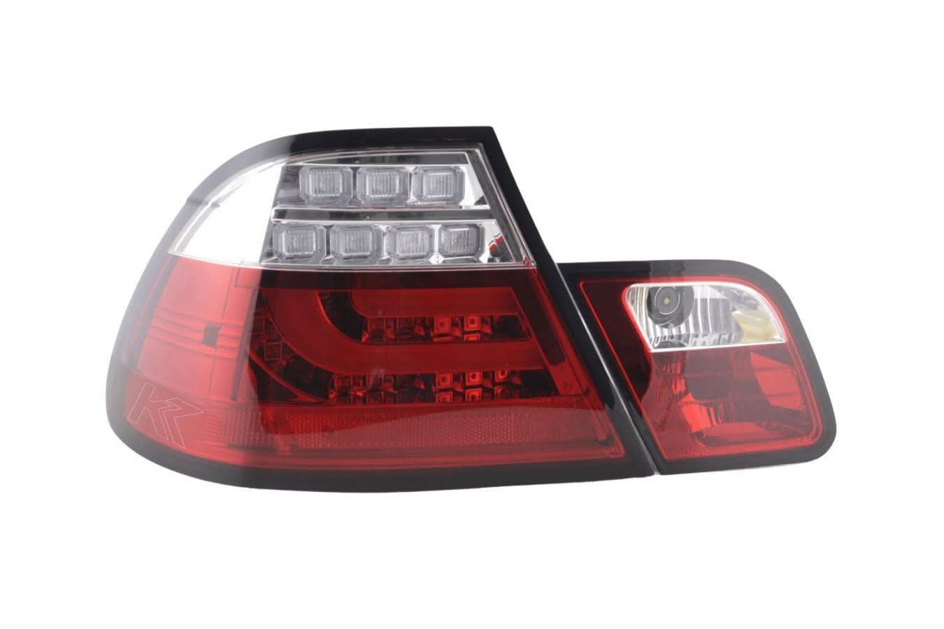 BMW 3-series E46 Coupe Red LED LightBar Taillights Set (1999-2002)