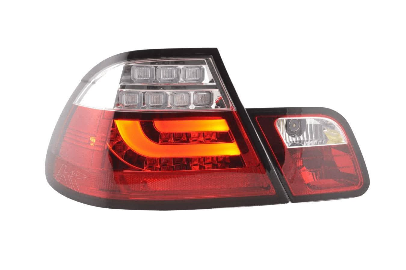 BMW 3-series E46 Coupe Red LED LightBar Taillights Set (1999-2002)