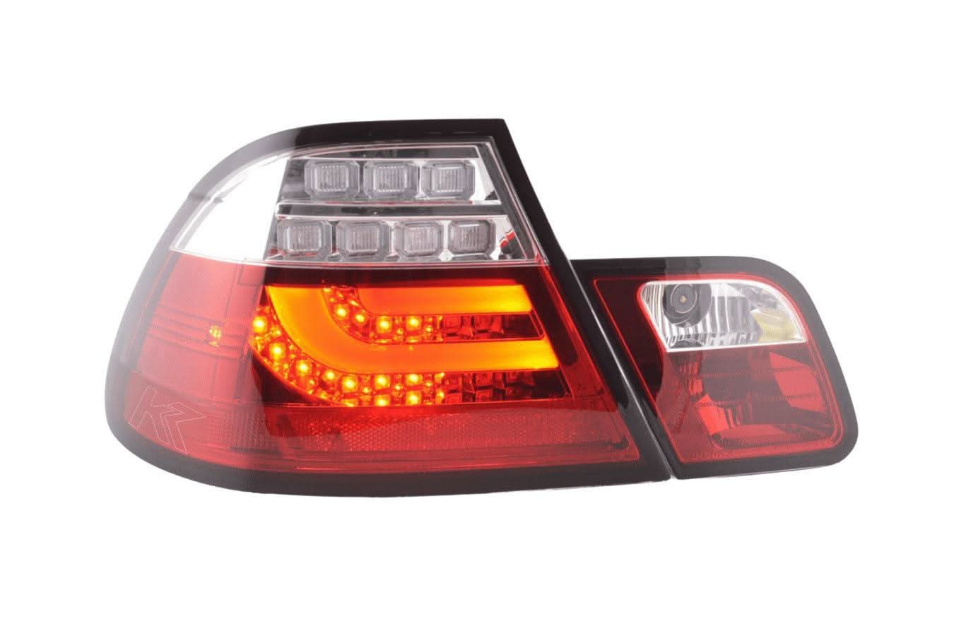 BMW 3-series E46 Coupe Red LED LightBar Taillights Set (1999-2002)