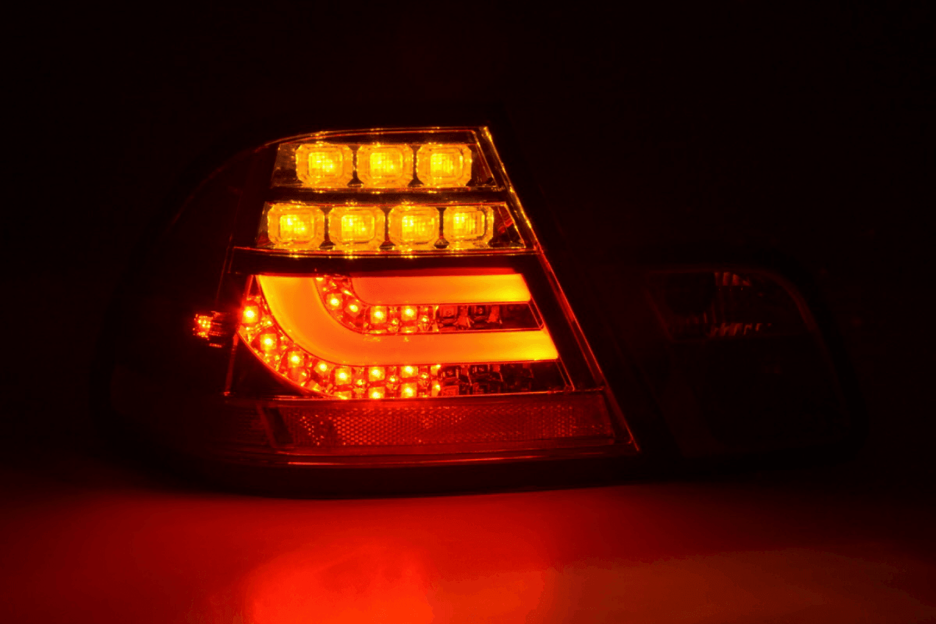BMW 3-series E46 Coupe Red LED LightBar Taillights Set (1999-2002)
