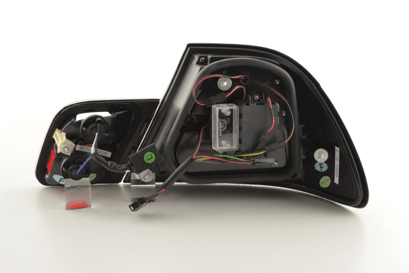 BMW 3-series E46 Coupe Red LED LightBar Taillights Set (2003-2007)