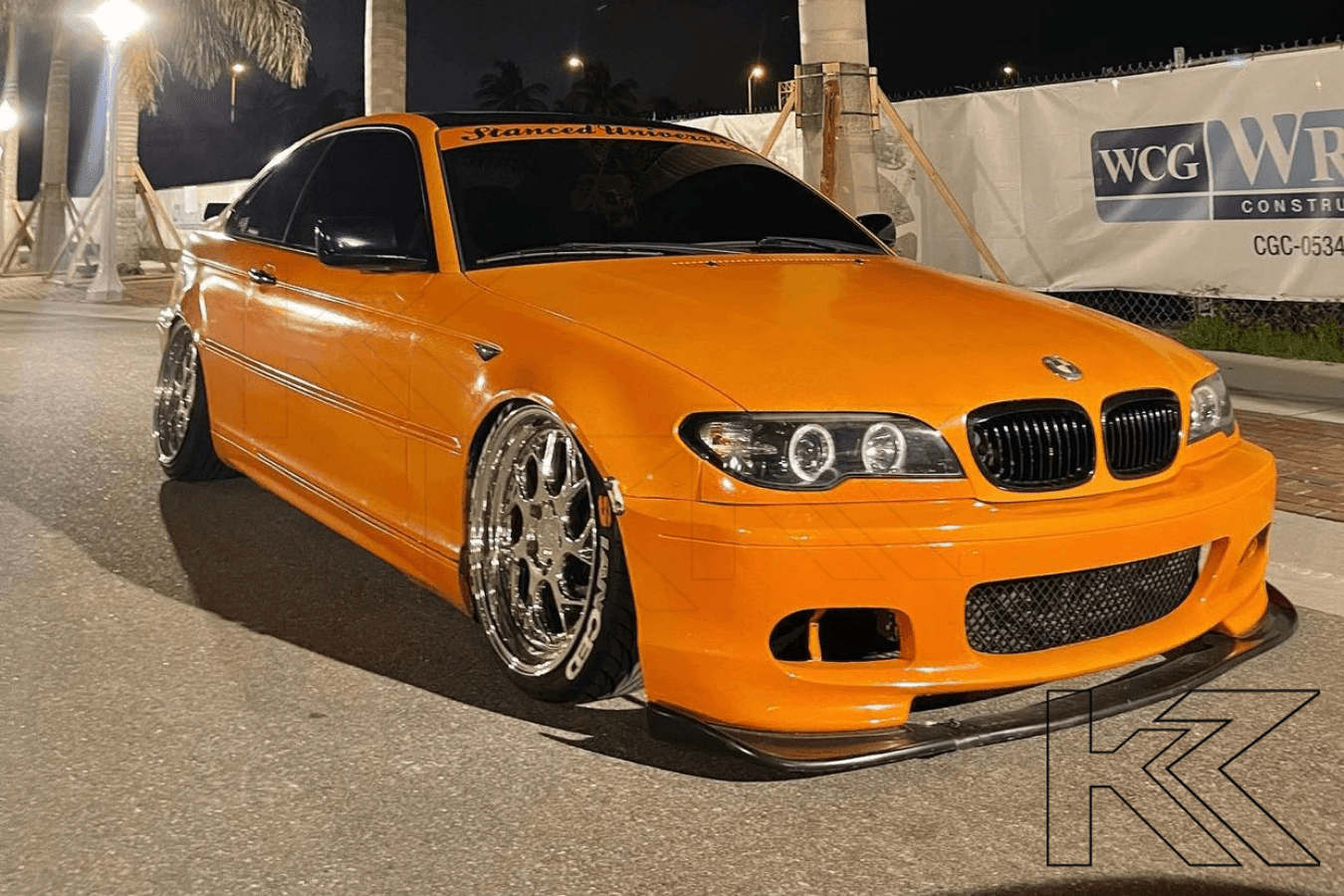 BMW 3-series E46 Coupe/Convertible Black Xenon Angel Eyes Headlights (2003-2005)