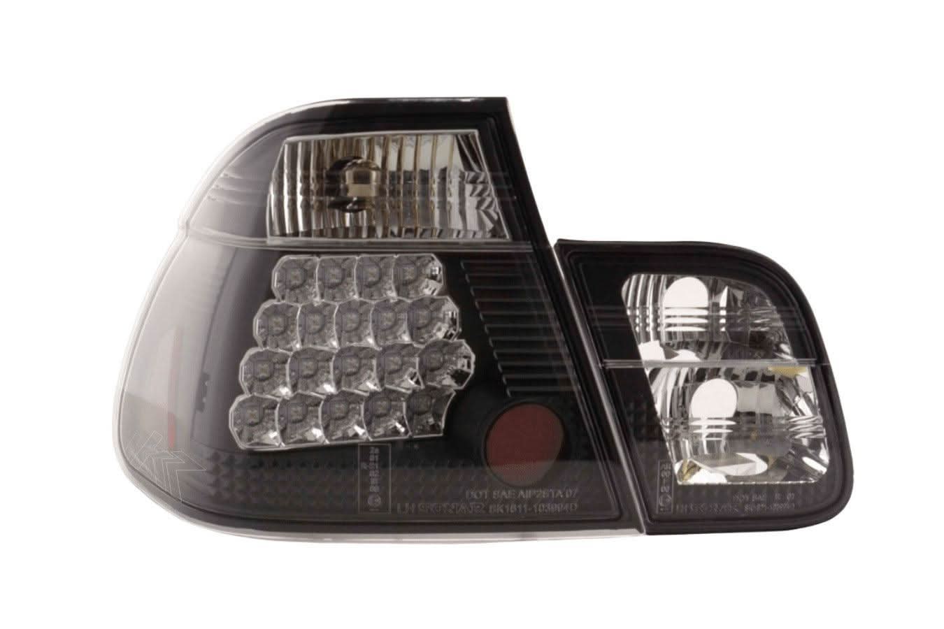 BMW 3 Series E46 Sedan Black Altezza Style LED Taillights - Pre-Facelift (1998-2001)