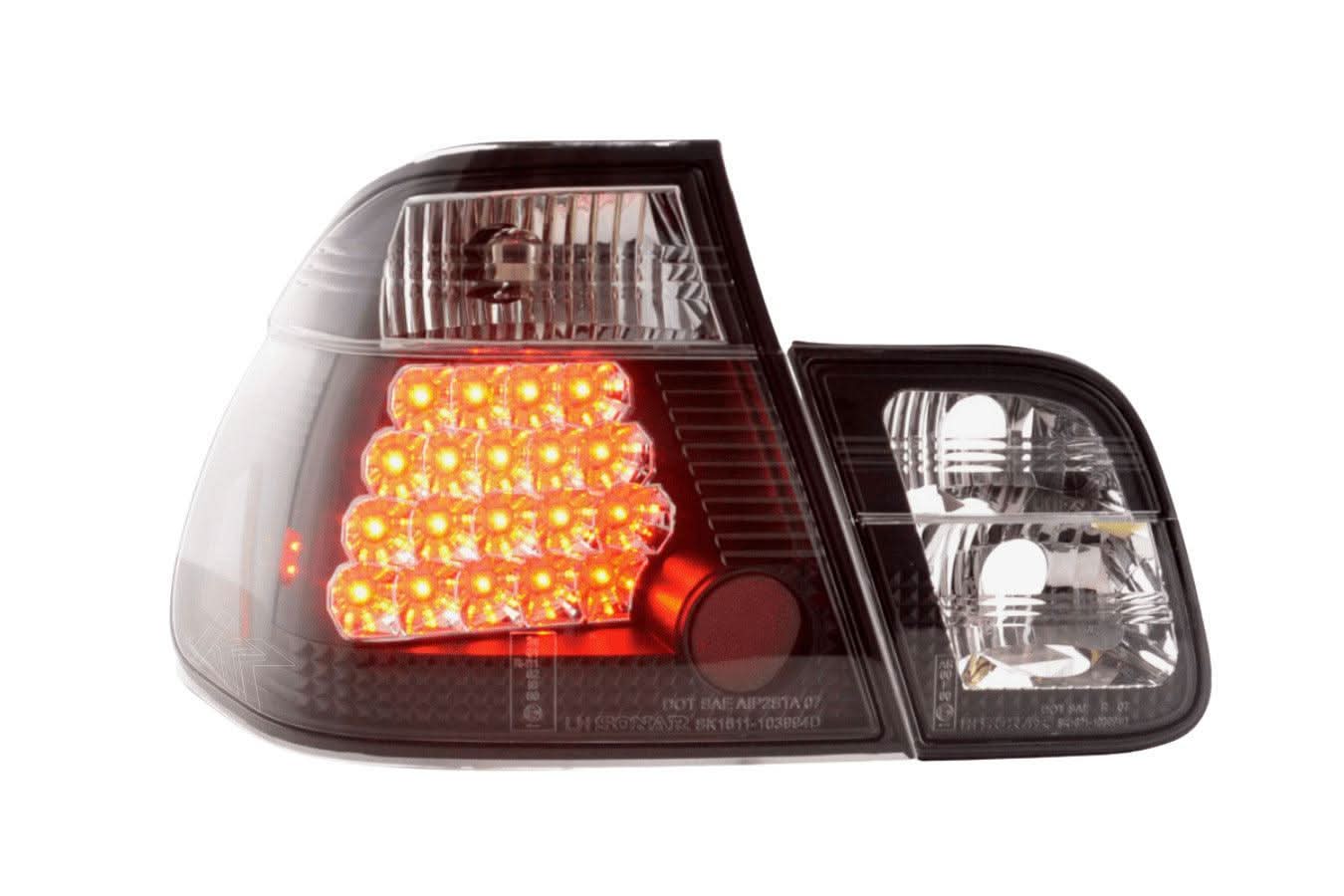 BMW 3 Series E46 Sedan Black Altezza Style LED Taillights - Pre-Facelift (1998-2001)